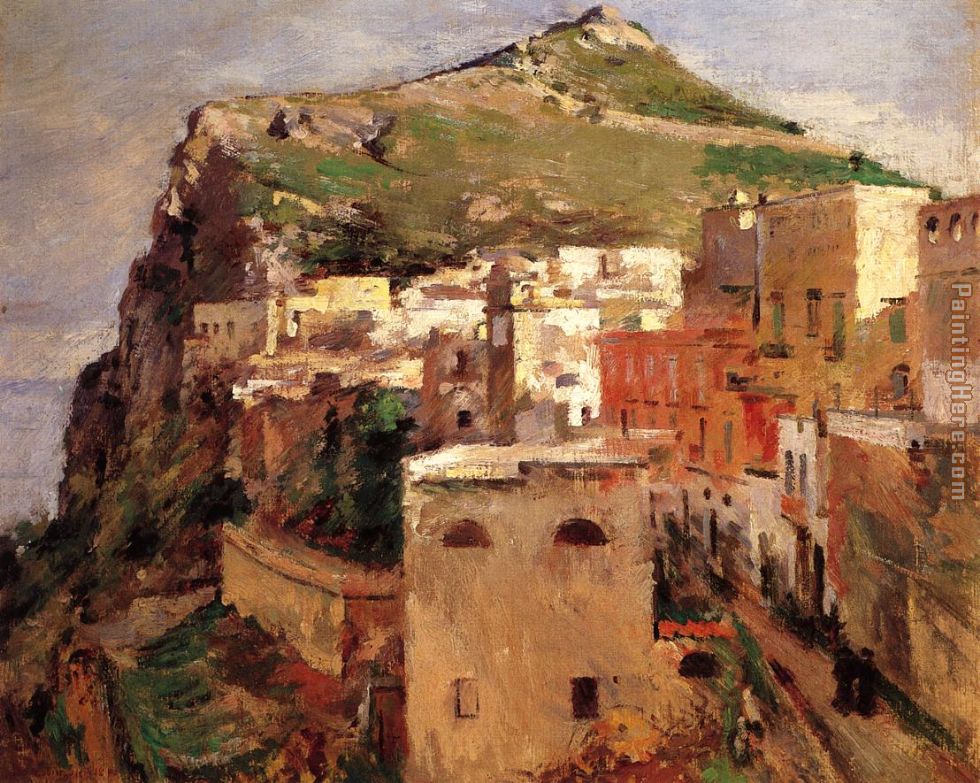 Capri painting - Theodore Robinson Capri art painting